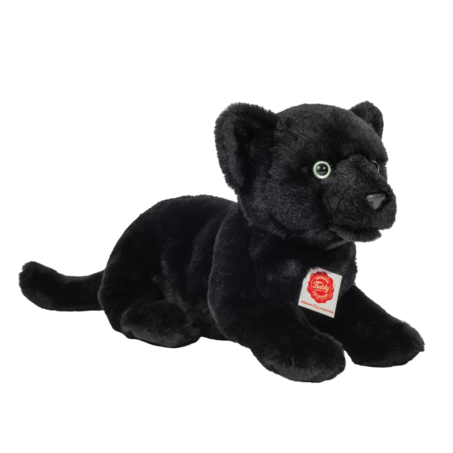 Teddy Hermann 90475 Panther Baby Liegend Ca. 30cm Plüsch Kuscheltier 1 Teddy Hermann 90475 Panther Baby Liegend Ca. 30cm Plüsch Kuscheltier