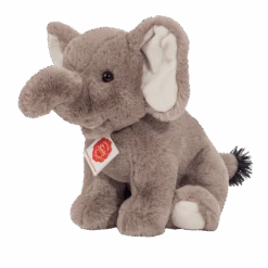 Teddy Hermann 90743 Elefant Sitzend Ca. 25cm Plüsch Kuscheltier