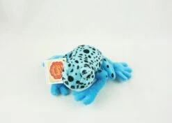 Teddy Hermann 92030 Frosch Blau Plüsch Kuscheltier Ca 13cm -Teddy Hermann Verkaufsgeschäft P1280237