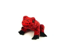 Teddy Hermann 92030 Frosch Rot Plüsch Kuscheltier Ca 13cm -Teddy Hermann Verkaufsgeschäft P1280240