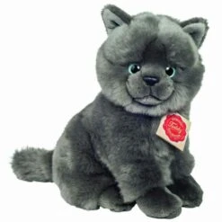 Hermann Teddy 91825 Kartäuser Katze 20 Cm Sitzend