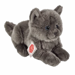 HERMANN TEDDY 91831 Kartäuser Katze Liegend 20 Cm