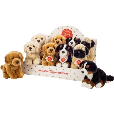 HERMANN TEDDY 91952 Hunde Sitzend 15 Cm, 4-fach Sortiert 1 HERMANN TEDDY 91952 Hunde Sitzend 15 Cm, 4-fach Sortiert
