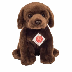 HERMANN TEDDY 91958 Labrador Sitzend Dunkelbraun 25 Cm