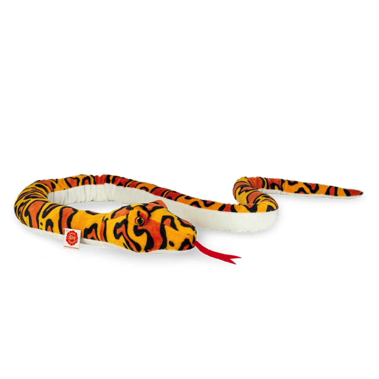 HERMANN TEDDY 92307 Schlange Orange-gelb Gemustert 175 Cm 1 HERMANN TEDDY 92307 Schlange Orange-gelb Gemustert 175 Cm