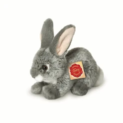 HERMANN TEDDY 93701 Hase Sitzend Grau 18 Cm