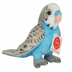 HERMANN TEDDY 94159 Wellensittich Blau 13 Cm