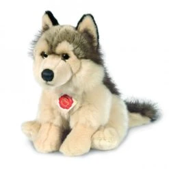 Teddy Hermann 92738 Wolf Sitzend 29cm Plüsch Kuscheltier Wildtier