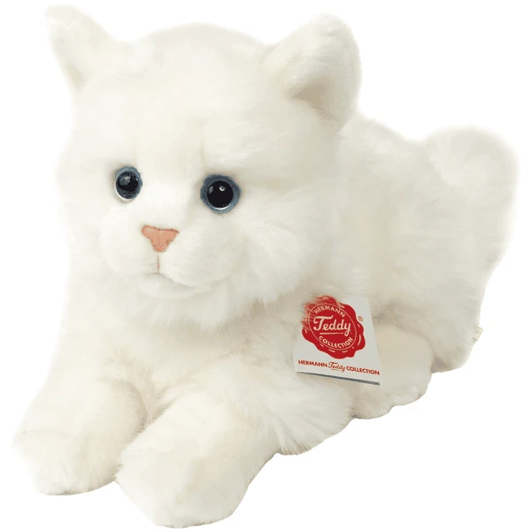 Teddy HERMANN® Katze Britisch Kurzhaar Weiß, 20 Cm 1 Teddy HERMANN® Katze Britisch Kurzhaar Weiß, 20 Cm