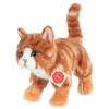 Teddy HERMANN® Katze Stehend Rot Getigert, 20 Cm