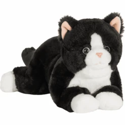 Teddy HERMANN® Schlenkerkatze Schwarz 30 Cm